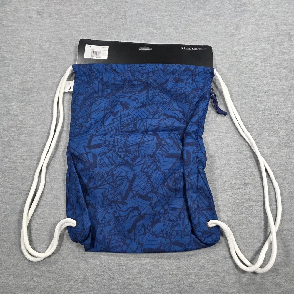 Nike Chelsea FC Stadium Drawstring Bag Blue Graphic Soccer Sackpack BA5932-495